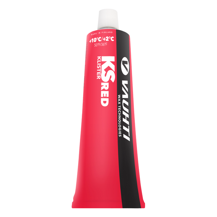 A product picture of the Vauhti KS RED Klister | 60g (10C/2C)
