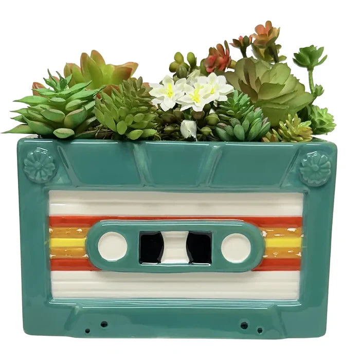 Vintage Cassette Planter