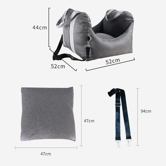 Washable Portable Car Seat Four Seasons Pet Carrier