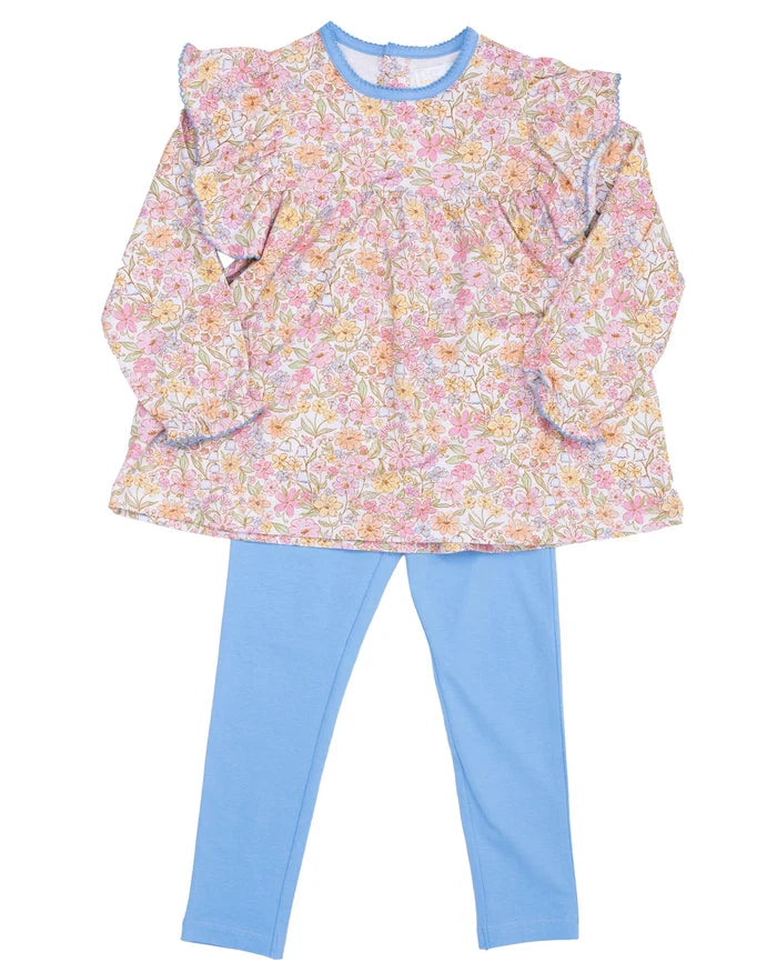 Watercolor Wildflowers Legging Set