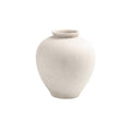 WHITE TERRACOTTA VASE SMALL - Magnolia Lane co. Home + Garden + Gift