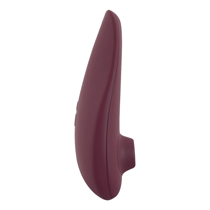Mørkrød Womanizer Classic 2 vibratormed ergonomisk form og matte overflate
