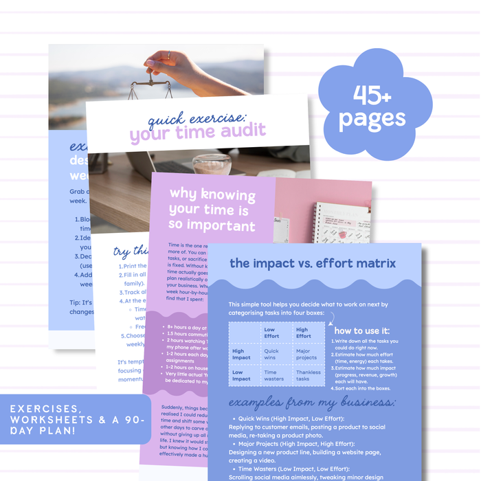 ‘Working the Job, Building the Dream’ E-Book – A Guide to Balancing Your Job & Small Business