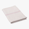 Field Company XL Cleaning Cloth folded, white cotton with red and blue stripe detail