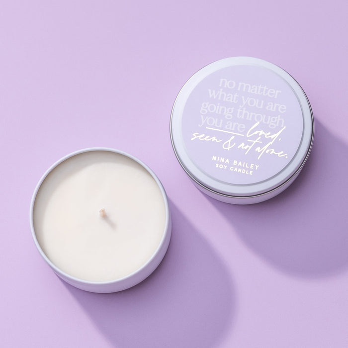 You Are Loved, Seen & Never Alone - Occasion Candle - Nina Bailey