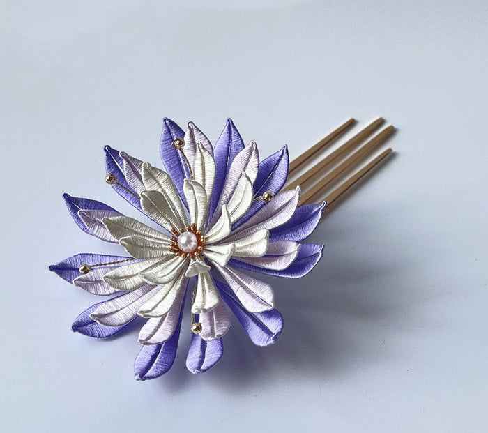 Yueying Hairpin Chanhua Materials Flowers DIY Kit - Include Detailed Video Tutorial
